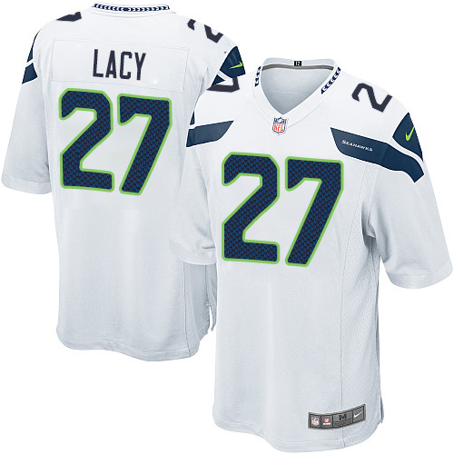 Nike Seahawks #27 Eddie Lacy White Youth Stitched NFL Elite Jersey - Click Image to Close
